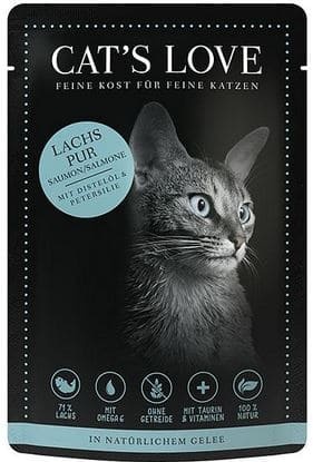 CATS LOVE Adult Lachs Pur 85g
